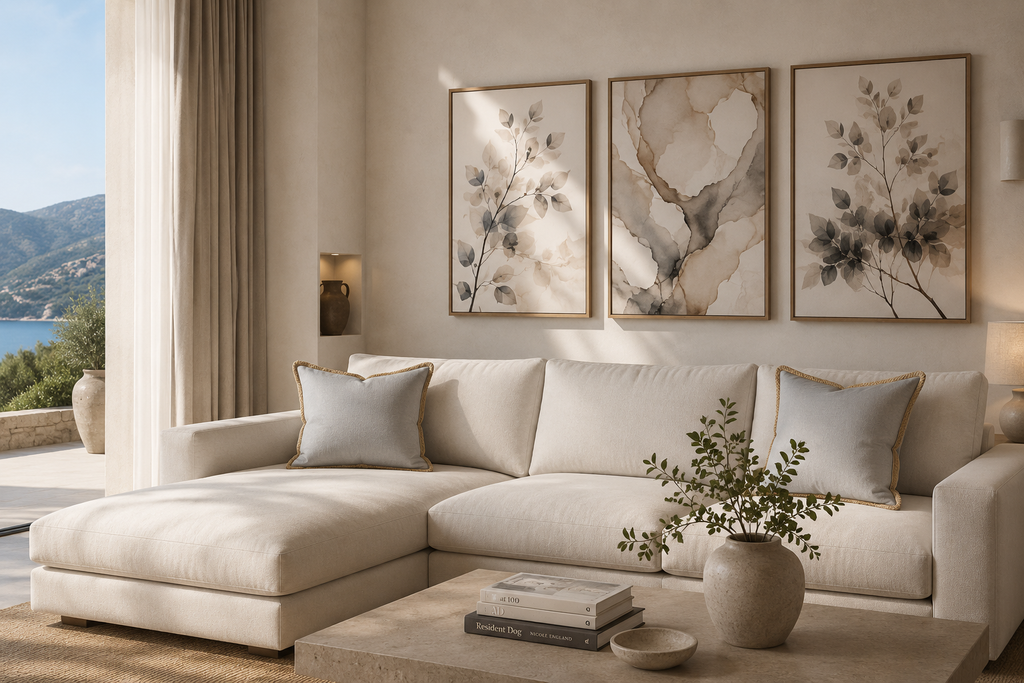 Minimal Handmade Linen Cushion Cover Set