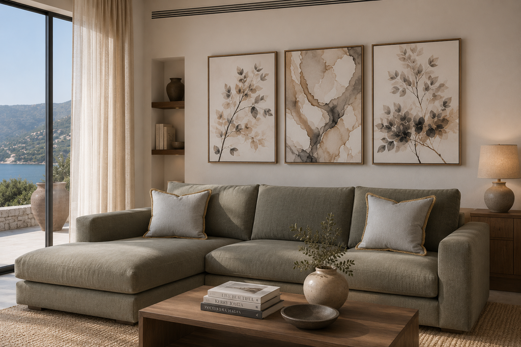 Minimal Handmade Linen Cushion Cover Set