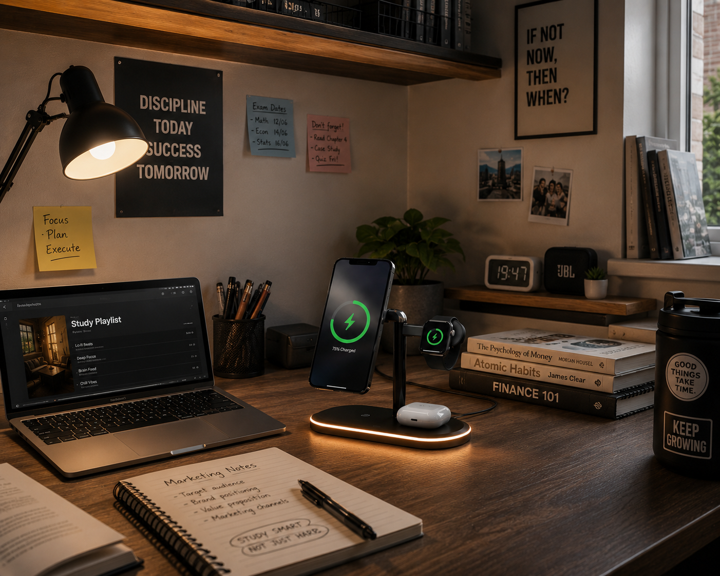 ChargeDock™ 4-in-1 Wireless Charging Station