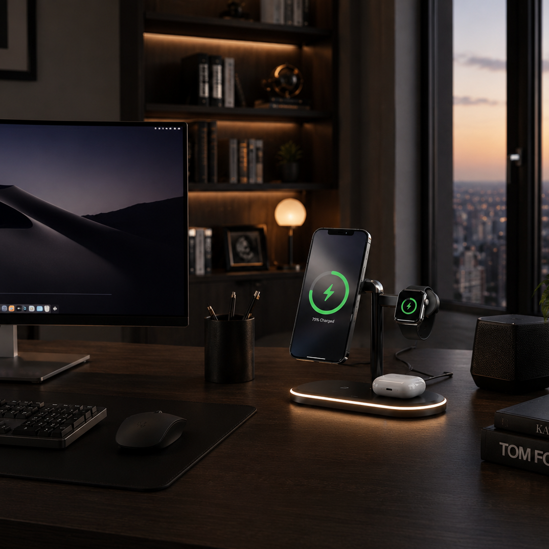 ChargeDock™ 4-in-1 Wireless Charging Station