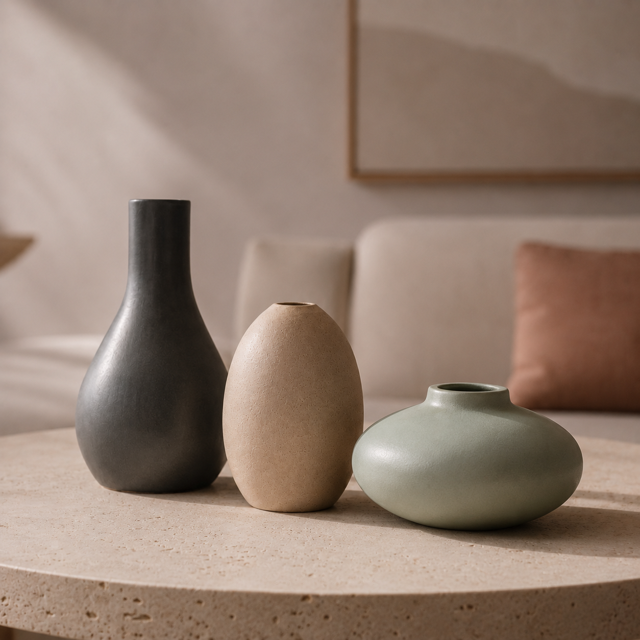 Minimal Nordic Ceramic Vase