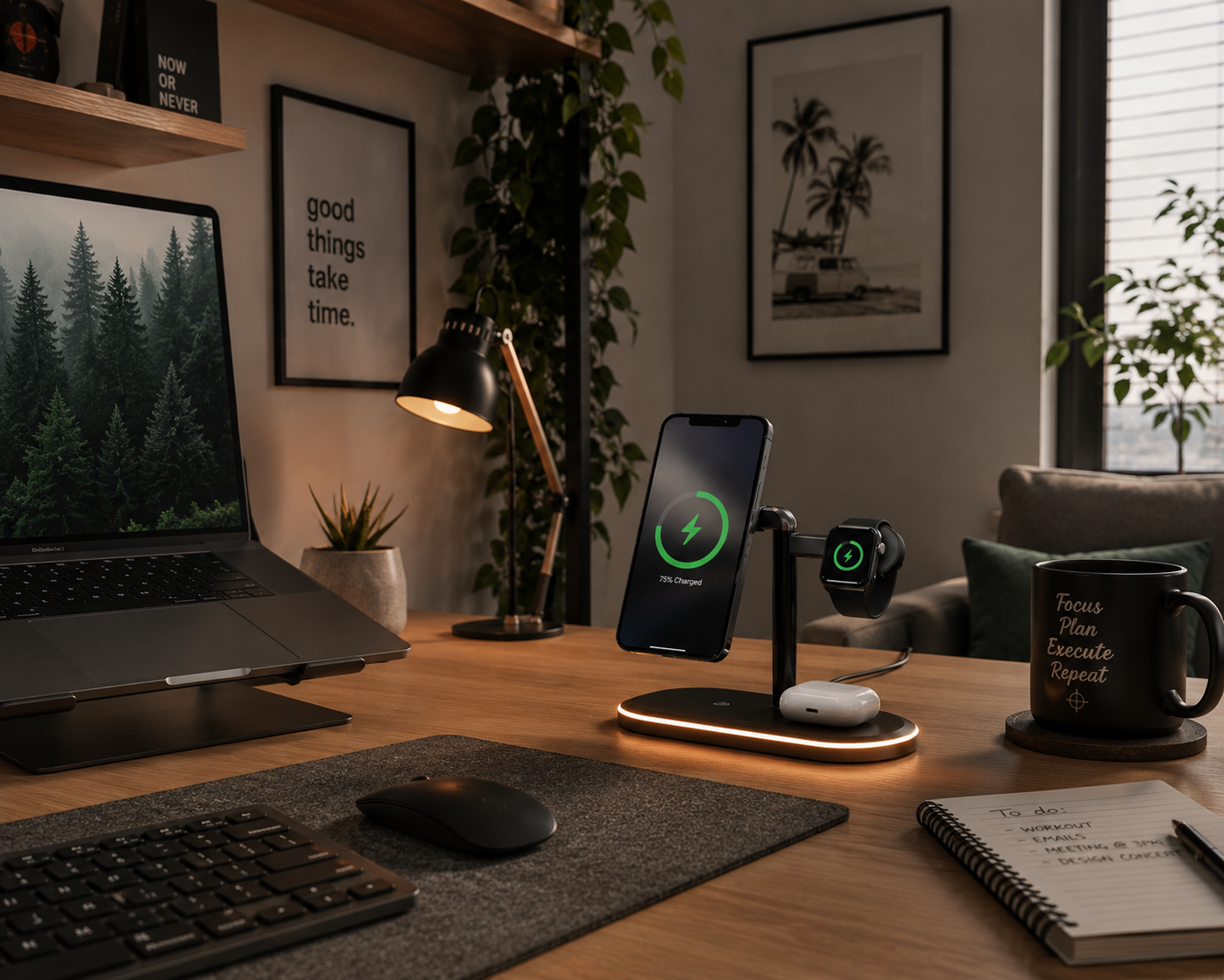 ChargeDock™ 4-in-1 Wireless Charging Station