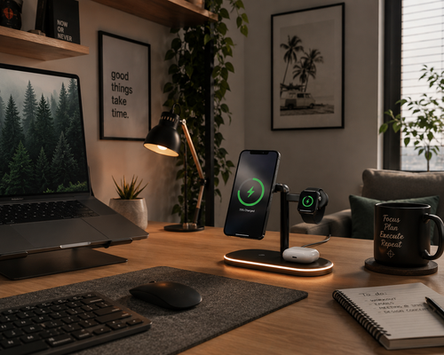 ChargeDock™ 4-in-1 Wireless Charging Station