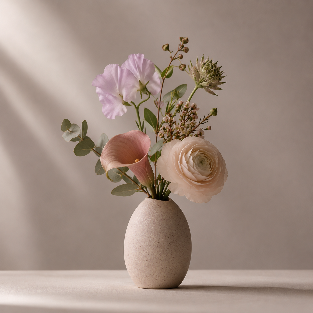 Minimal Nordic Ceramic Vase